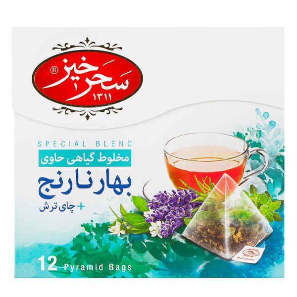 دمنوش گیاهی سحرخیز: بهارنارنج و چای ترش (۵ بسته)