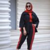 ست مانتو و شلوار گلدوزی شده ایرانی مدل دلبر