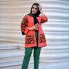 مدل مانتوی ایرانی سوزنی آروا