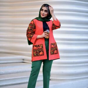 مدل مانتوی ایرانی سوزنی آروا