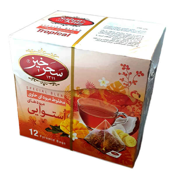 دمنوش گیاهی سحرخیز: میوههای گرمسیری (۵ بسته)