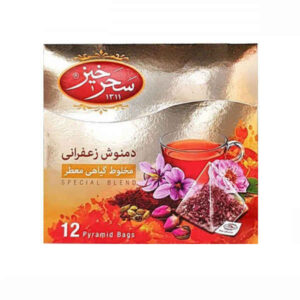 دمنوش گیاهی سحرخیز: زعفران با ترکیب ویژه (۵ بسته)