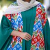 عبای پروانه‌ای شیک زنانه - پارچه کرپ نرم