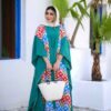 عبای پروانه‌ای شیک زنانه - پارچه کرپ نرم
