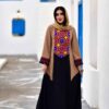 لباس زنانه آستین بلند گلدوزی شده مناسب برای استایل فضای باز مدل Asoo