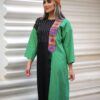 لباس زنانه آستین بلند کتان مناسب برای فضای باز مدل مارال