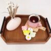 سینی چای چوبی ارکید - زیبا و کاربردی برای استفاده روزانه