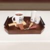 سینی چای چوبی ارکید - زیبا و کاربردی برای استفاده روزانه