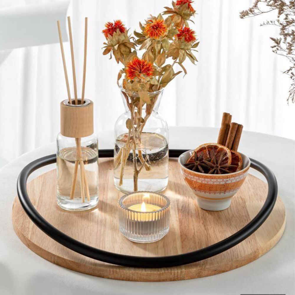 سینی چوبی گرد – عصرانهای با طعم طبیعت