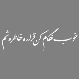 برچسب خوشنویسی فارسی ماشین – خاطره