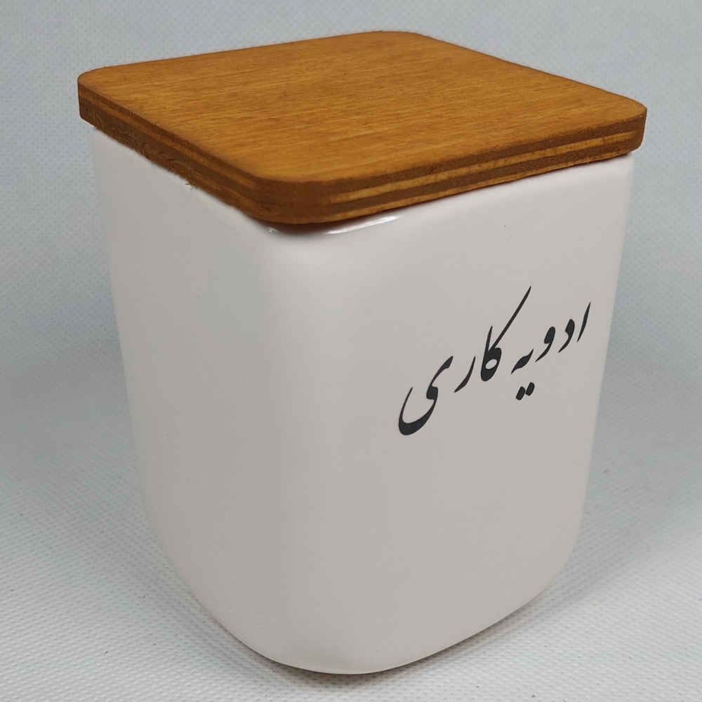 پارچ سرامیکی آشپزخانه مزین به خوشنویسی ایرانی از Advie Kaari