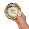 نعلبکی چای ایرانی - چینی طرح نازنین (مجموعه 6 عددی)