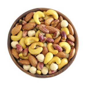 آجیل ایرانی مخلوط نمکی و کمی برشته شده