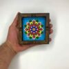 زیرسیگاری چوبی ایرانی – کاشی سنتی الهه