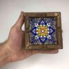 زیرسیگاری چوبی ایرانی – کاشی سنتی سنتی