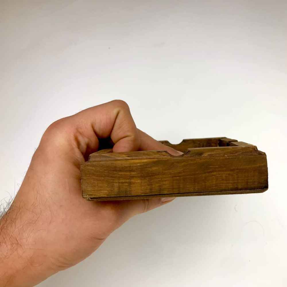 زیرسیگاری چوبی ایرانی – کاشی سنتی سنتی