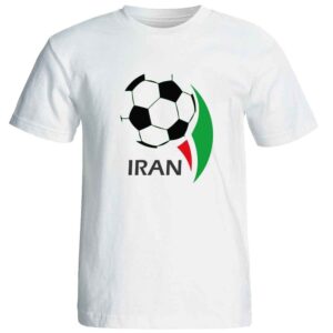 تی‌شرت هواداری فوتبال ایران مدل توپ – طرح رسمی افتخار ایران
