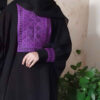 عبای سنتی پروانه‌ای برای زنان مسلمان - پارچه کرپ نرم