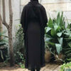 عبای سنتی پروانه‌ای برای زنان مسلمان - پارچه کرپ نرم