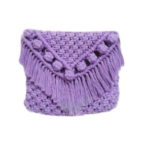کیف رودوشی مکرامه طرح تینا، دست‌ساز لوکس
