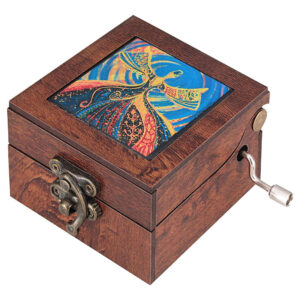 جعبه موزیکال چوبی هندل مدل مولانا