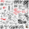 رومیزی مخمل طرح الهام گرفته از خوشنویسی ایرانی دل