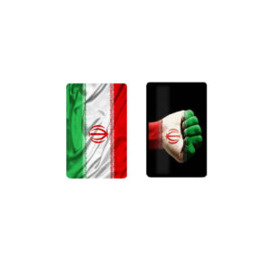 برچسب کارت اعتباری فارسی – طرح پرچم ایران