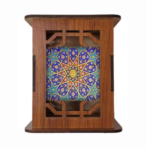 طرح بوستان – جاقلمی چوبی سنتی ایرانی برای میز تحریر