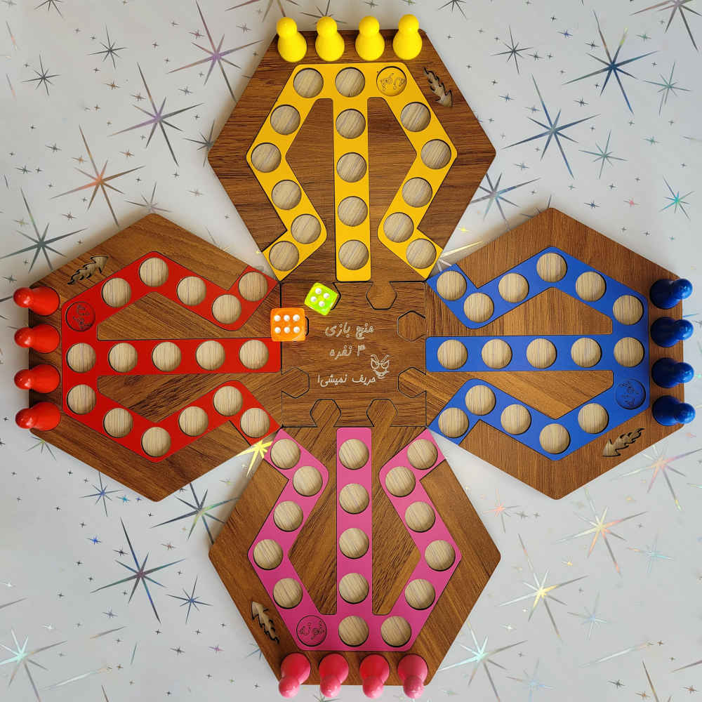 مجموعه بازی Mensch ärgere Dich nicht (Ludo) & Snakes & Ladders – برای 6 نفر