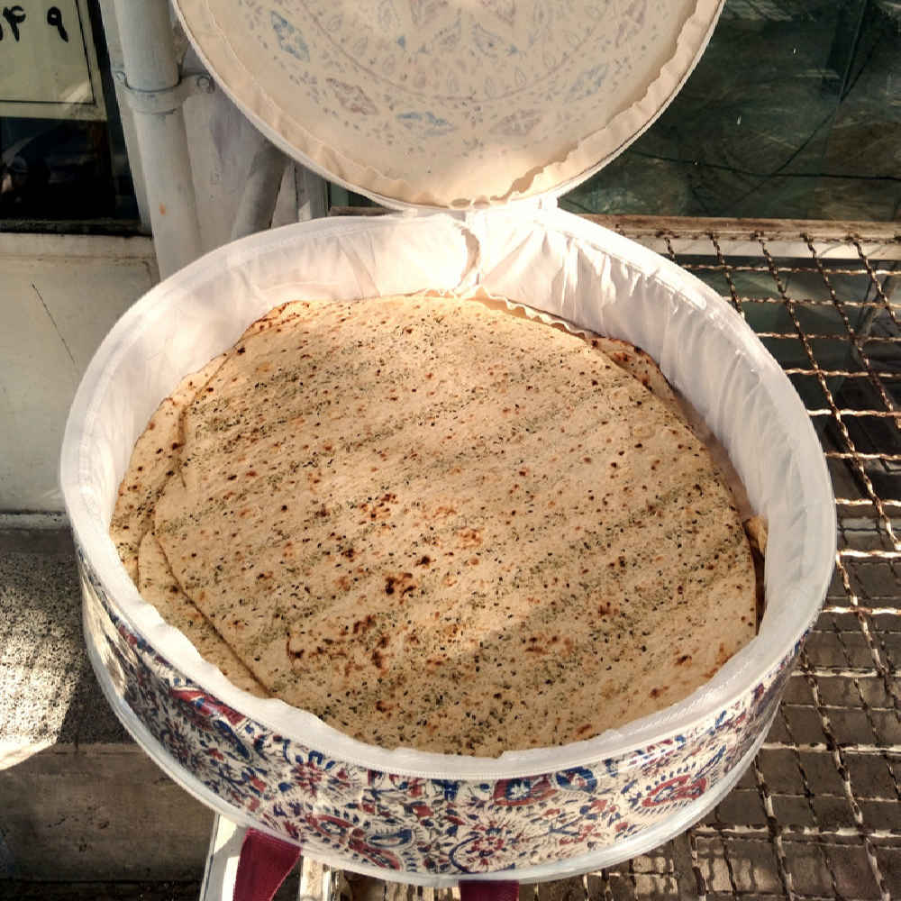 کیسه نگهداری نان نخی مدل بهروز