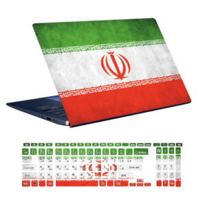 برچسب لپ‌تاپ و کیبورد طرح پرچم ایران