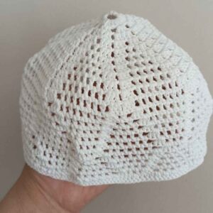 قلاب بافی ترکی کوفی تقیه – کلاه پنبه ای سنتی مسلمان