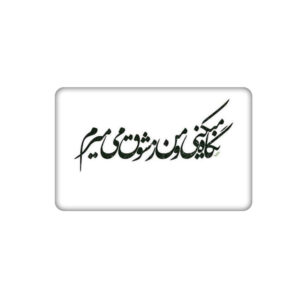 برچسب کارت اعتباری ایرانی – طرح خوشنویسی