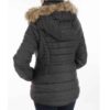کاپشن پفی زنانه آستین بلند زیپ دار کلاه دار نازیلا