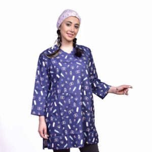 تاپ ورزشی زنانه آبی طبی – پر جنب و جوش و کاربردی