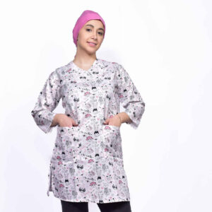 تاپ زنانه مخصوص شستشوی دامپزشکی – بادوام و شیک