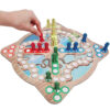 ست بازی چوبی Mensch ärgere Dich nicht (Ludo) و مارها و نردبان