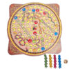 ست بازی چوبی Mensch ärgere Dich nicht (Ludo) و مارها و نردبان