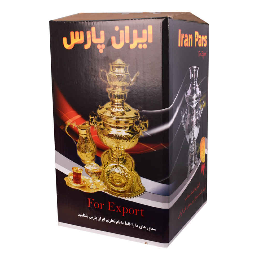 چای ساز سماور گازی با قوری 6 لیتری