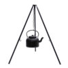 سه پایه پخت و پز آتشدان Cauldron Campfire با ماهیتابه و کتری - مدل 3 تکه برای کمپینگ