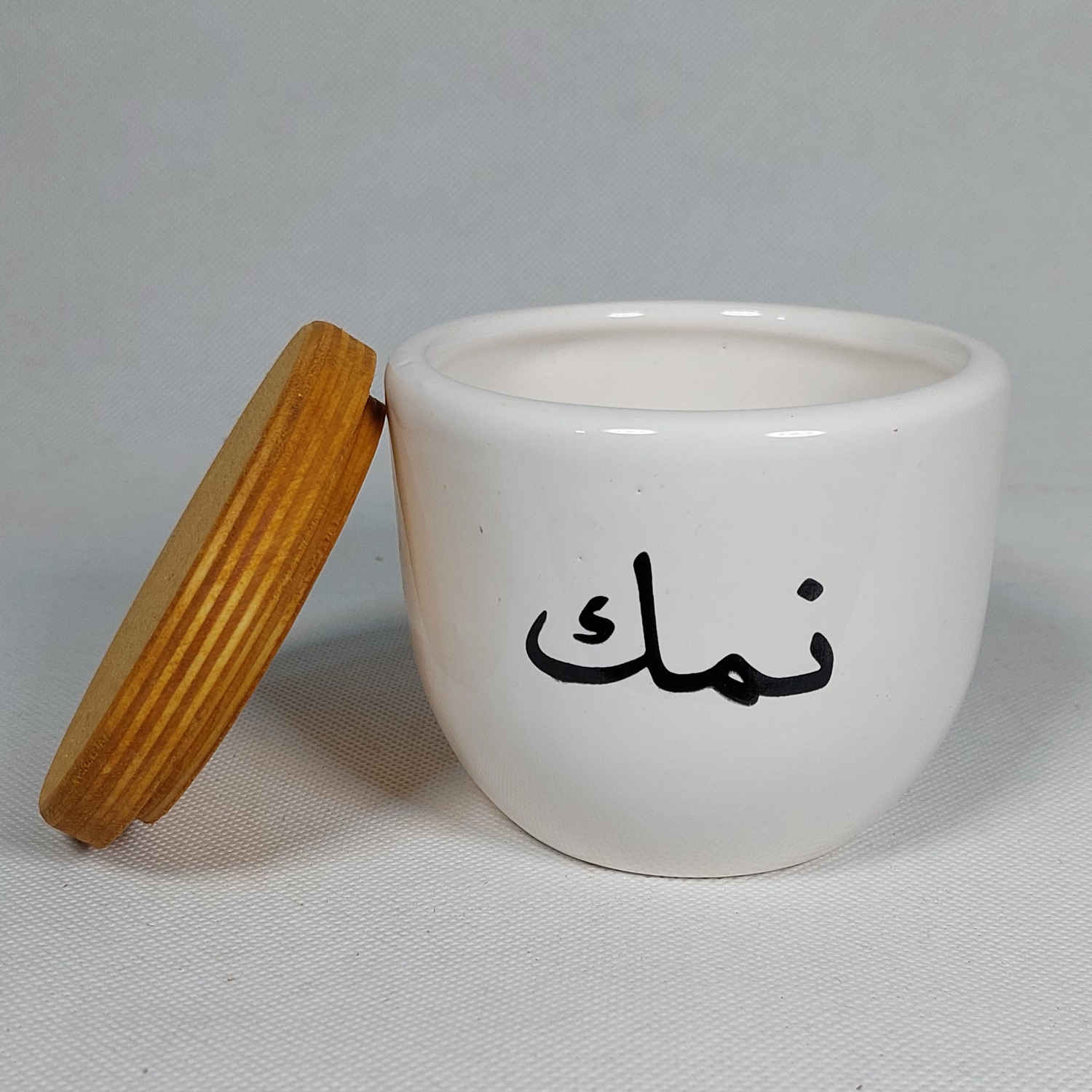 پارچ سرامیکی گرد آشپزخانه با خوشنویسی نامک