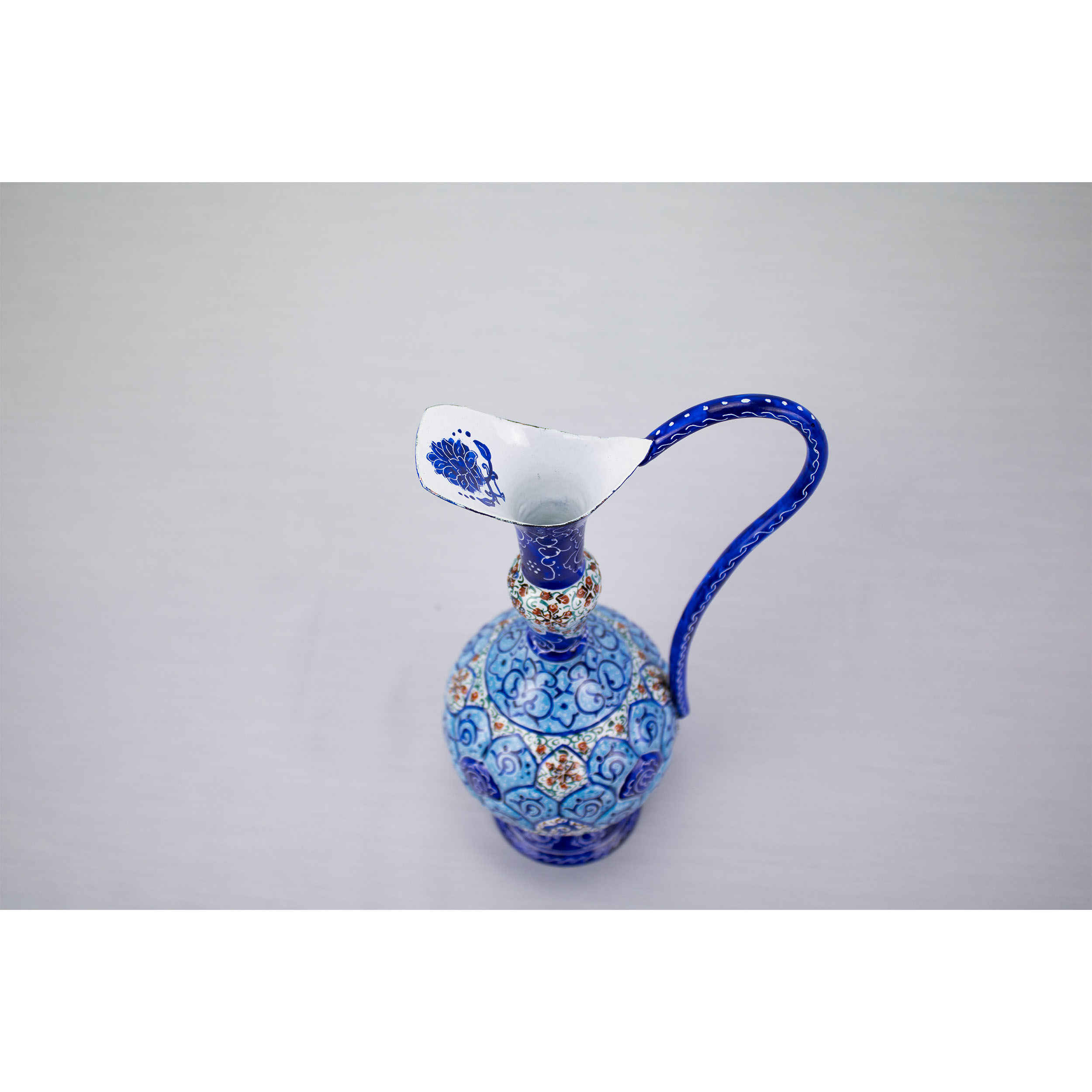 پارچ تزئینی دست ساز با میناکاری ایرانی، طرح رویا
