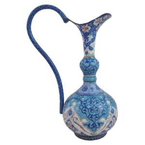 پارچ تزئینی دست ساز با میناکاری ایرانی رها