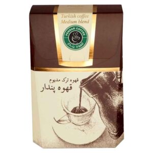 قهوه ترک پندار با مخلوط متوسط ۲۰۰ گرم