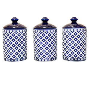 پارچ چینی مخصوص آشپزخانه مدل Dames، مجموعه 3 عددی