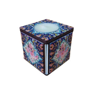 جاشمعی مکعبی چوبی ایرانی طرح لیانا