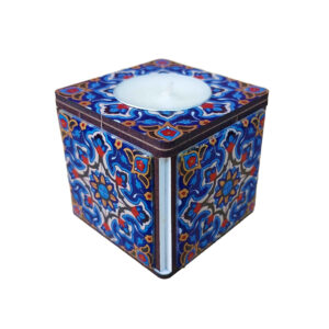 جاشمعی مکعبی چوبی ایرانی طرح یسنا