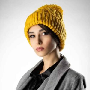 کلاه بافتنی زمستانی زنانه – مدل Bubble