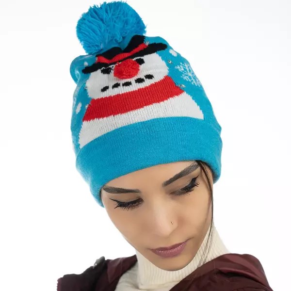 کلاه بافتنی زمستانی زنانه – مدل Snow