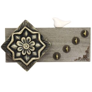 جاکلیدی دیواری تزئینی و دست ساز با طرح پرنده